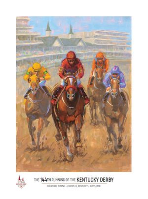 Churchill Downs unveils official art for 2018 Kentucky Derby